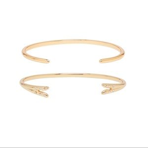 MICHELLE CAMPBELL
Gold Talon Bracelet Set